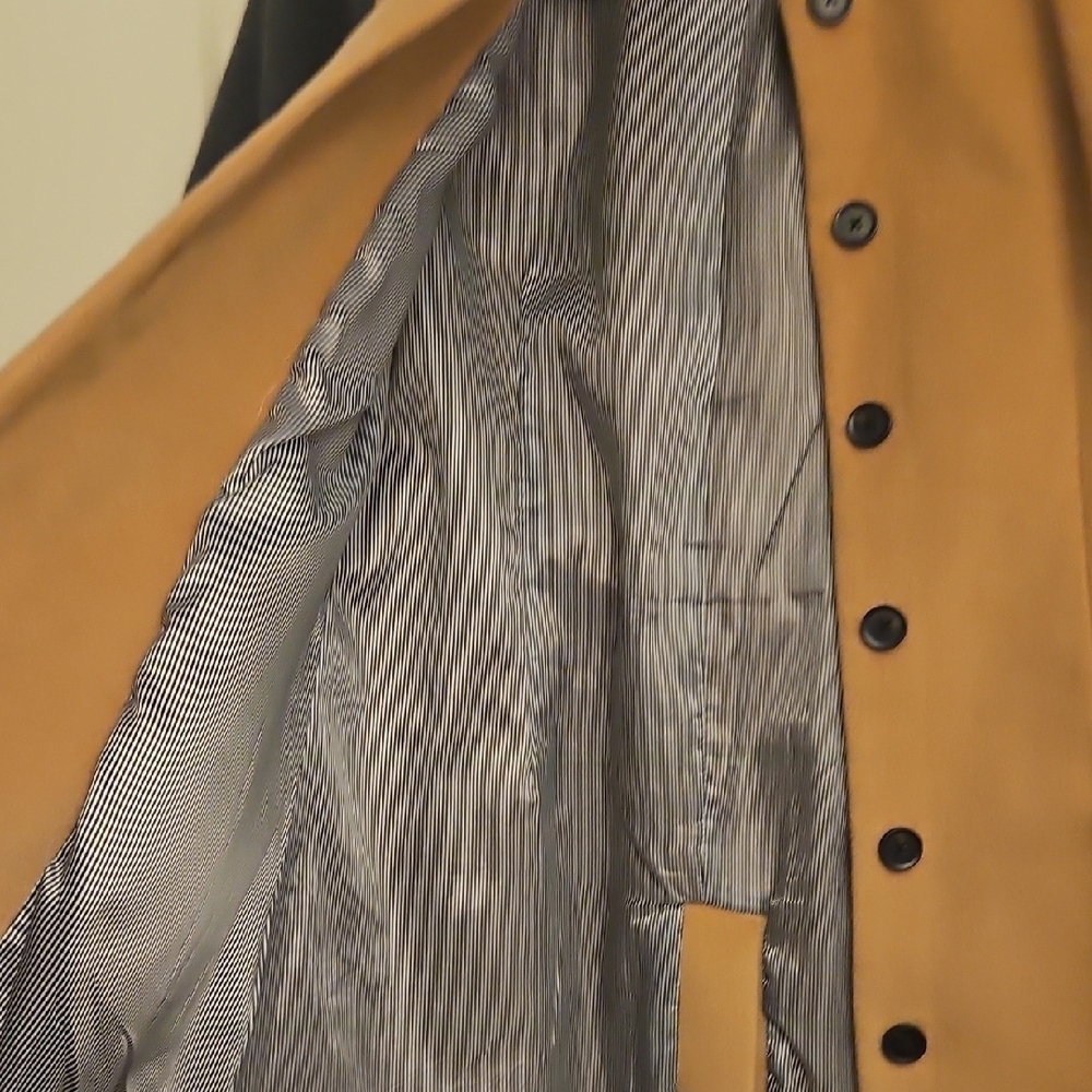 Vici Camel and Charcoal Teddy Jacket - Picture 3 of 5